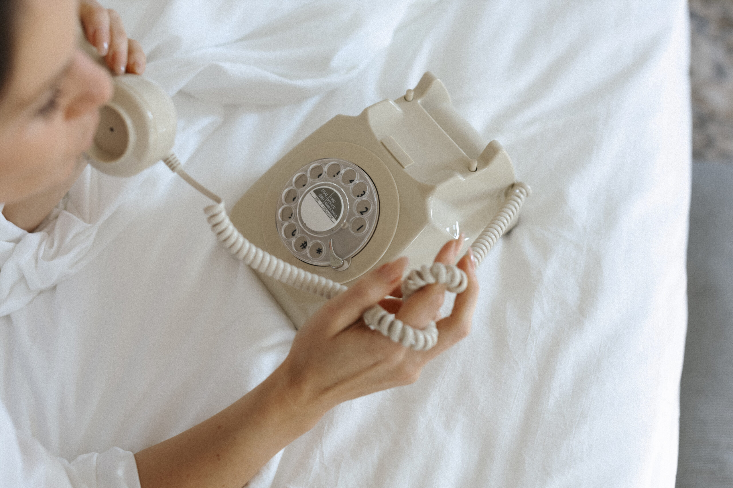 girl on a telephone