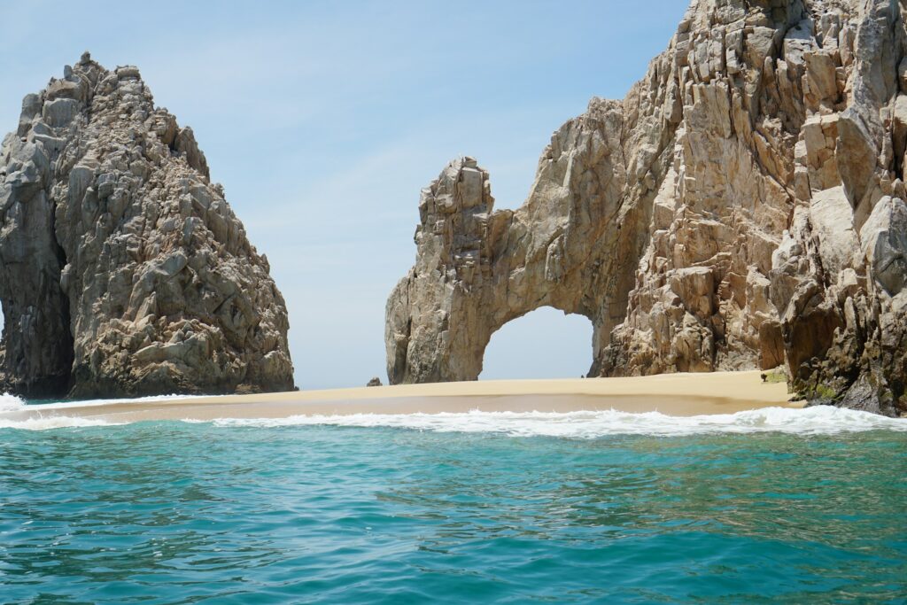 The infamous Cabo San Lucas Arch that separates the Sea of Cortez to the Pacific Ocean